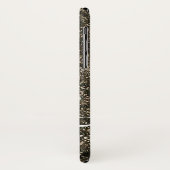 Leren Persoonlijke Naam Lettertype Case-Mate iPhone Case (Achterkant/links)