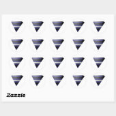 LEREN PRIDE 3D DRIEHOEK RONDE STICKER (Vel)