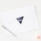 LEREN PRIDE 3D DRIEHOEK RONDE STICKER (Envelop)