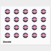 LEREN PRIDE BOL RONDE STICKER (Vel)