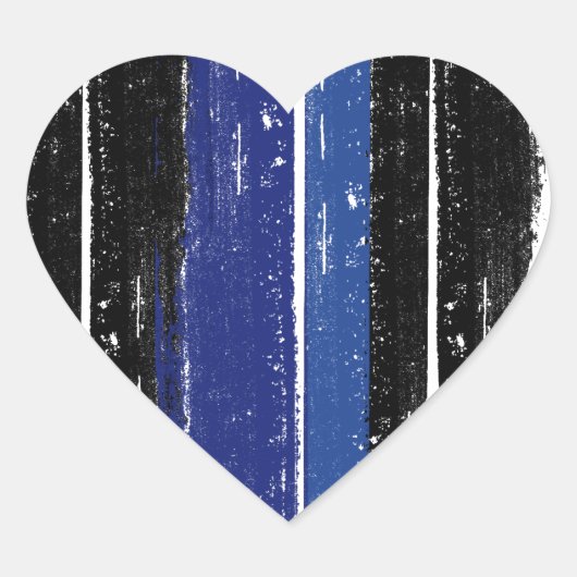 LEREN PRIDE INKTBALIE HART STICKER (Voorkant)