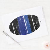 LEREN PRIDE INKTBALIE OVALE STICKER (Envelop)