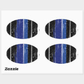LEREN PRIDE INKTBALIE OVALE STICKER (Vel)