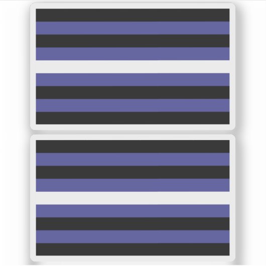 Leren Pride Strepen Sticker (Voorkant)