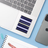 Leren Pride Strepen Sticker (Laptop met iPhone)