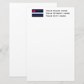 Leren Pride-vlag Briefpapier (Voorkant / Achterkant)