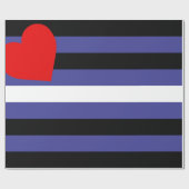 Leren Pride-vlag Cadeaupapier (Vlak)