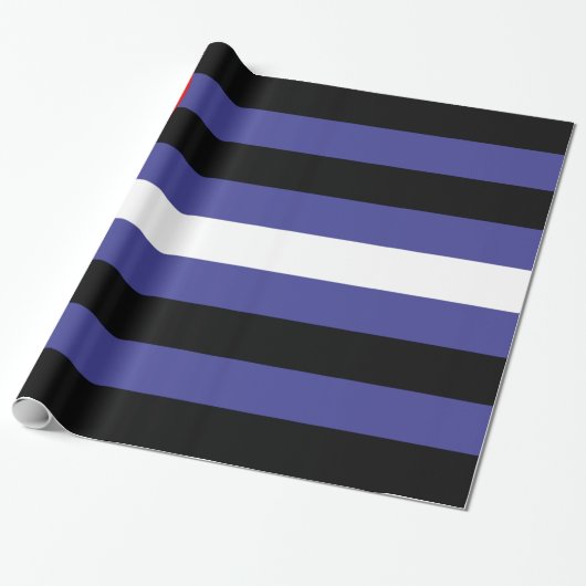 Leren Pride-vlag Cadeaupapier (Uitgerold)