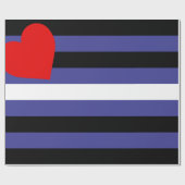 Leren Pride-vlag Cadeaupapier (Vlak)
