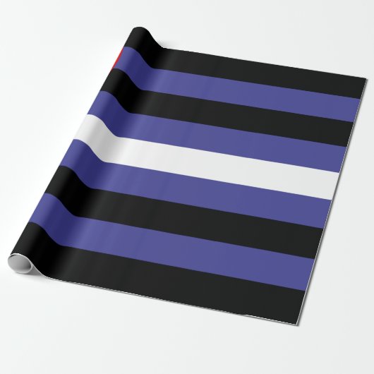Leren Pride-vlag Cadeaupapier (Uitgerold)
