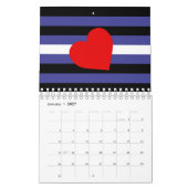 Leren Pride-vlag en hart Kalender (Jan 2027)