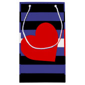Leren Pride-vlag en hart Klein Cadeauzakje (Achterkant)
