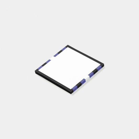 Leren Pride-vlag en hart Post-it® Notes (Schuin)