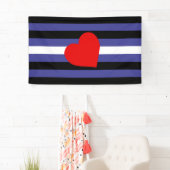 Leren Pride-vlag en Hart Spandoek (Insitu)