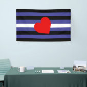 Leren Pride-vlag en Hart Spandoek (Beurs)