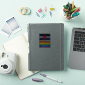 Leren Pride-vlag en Hart Sticker (iPad Cover)