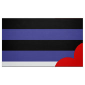 Leren Pride-vlag en Hart Stof (Fat Quarter)