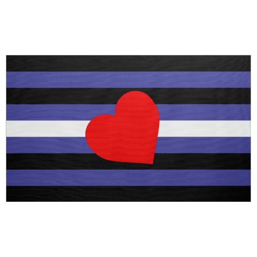 Leren Pride-vlag en Hart Stof (Yard (91,4 cm))