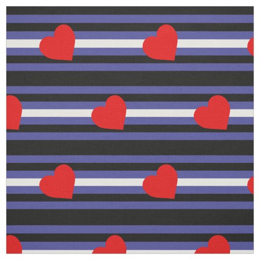 Leren Pride-vlag en hart Stof (Swatch)