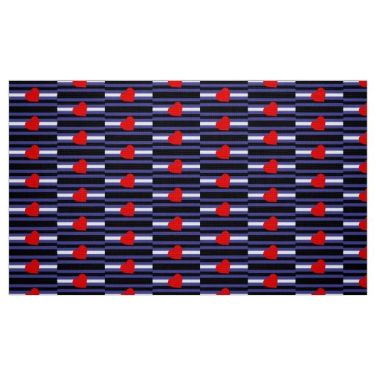 Leren Pride-vlag en Hart Stof (Fat Quarter)