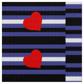 Leren Pride-vlag en Hart Stof (Close Up)