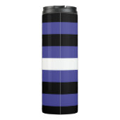 Leren Pride-vlag en hart Thermosbeker (Achterkant)
