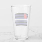 Leren Pride-vlag Glas (Achterkant)
