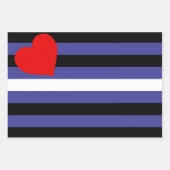 Leren Pride-vlag Inpakpapier Vel (Voorkant 3)