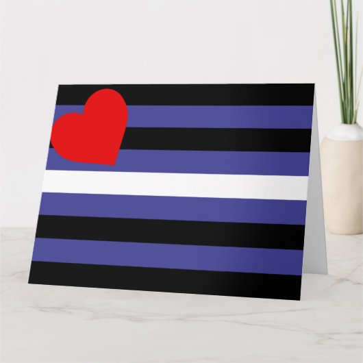 Leren Pride-vlag Kaart (Voorkant)