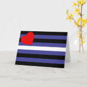 Leren Pride-vlag Kaart (Gele Bloem)