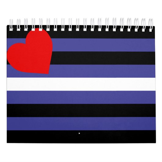 Leren Pride-vlag Kalender (Hoes)