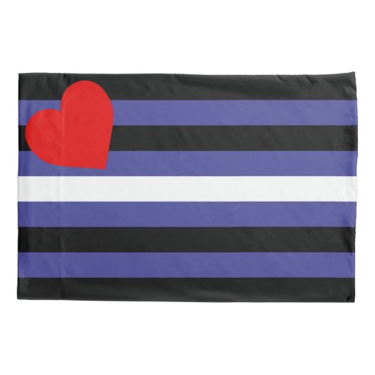 Leren Pride-vlag Kussensloop (Achterkant-Links)