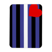 Leren Pride-vlag Magneet (Verticaal)