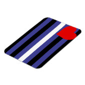 Leren Pride-vlag Magneet (Linkerzijde)