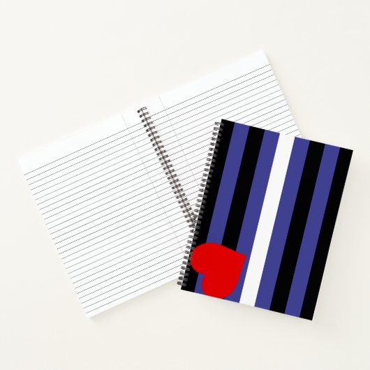 Leren Pride-vlag Notitieboek (Binnen)