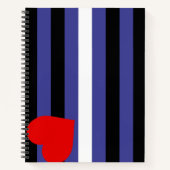 Leren Pride-vlag Notitieboek (Voorkant)