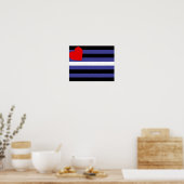 Leren Pride-vlag Poster (Keuken)