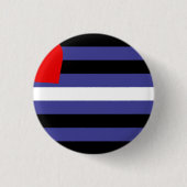 Leren Pride-vlag Ronde Button 3,2 Cm (Voorkant)