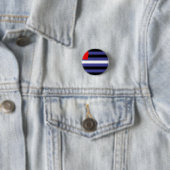 Leren Pride-vlag Ronde Button 3,2 Cm (In situ)