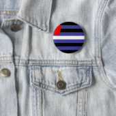 Leren Pride-vlag Ronde Button 5,7 Cm (In situ)