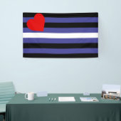 Leren Pride-vlag Spandoek (Beurs)