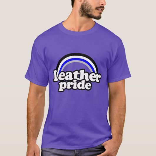 Leren Pride-vlag T-shirt (Voorkant)