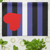 Leren Pride-vlag Theedoek (Gevouwen)