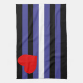 Leren Pride-vlag Theedoek (Verticaal)