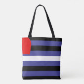 Leren Pride-vlag Tote Bag (Achterkant)