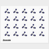 LEREN PROUDHEID UITBARSTING RONDE STICKER (Vel)