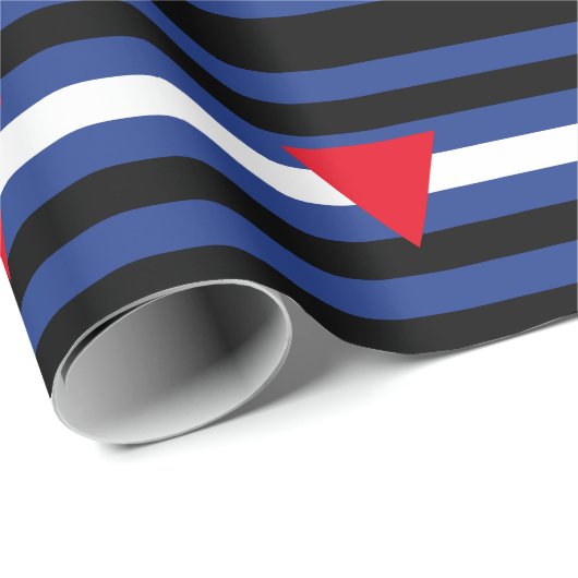 Leren Queer Pride-vlag Cadeaupapier (Rol Hoek)