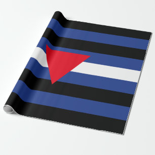 Leren Queer Pride-vlag Cadeaupapier