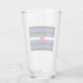 Leren Queer Pride-vlag Glas (Achterkant)