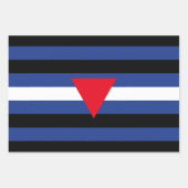 Leren Queer Pride-vlag Inpakpapier Vel (Voorkant 2)